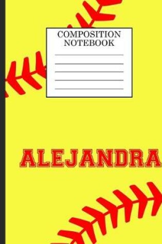 Cover of Alejandra Composition Notebook