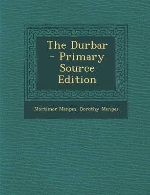 Book cover for The Durbar - Primary Source Edition