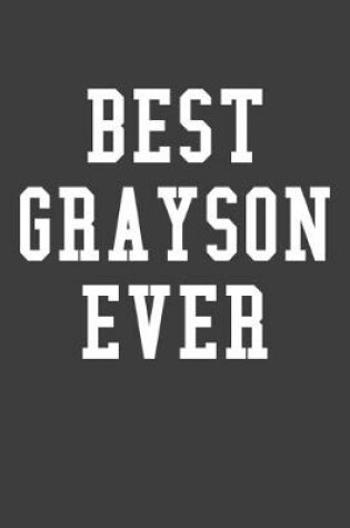 Cover of Best Grayson Ever