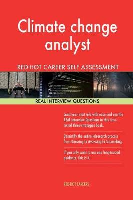 Book cover for Climate Change Analyst Red-Hot Career Guide; 1184 Real Interview Questions