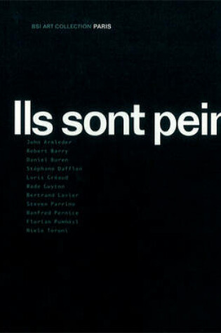 Cover of Ils Sont Peintres