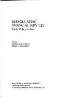 Book cover for Deregulating Financial Services