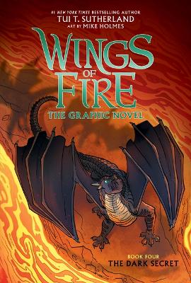 Book cover for Wings of Fire: The Dark Secret: A Graphic Novel (Wings of Fire Graphic Novel #4)