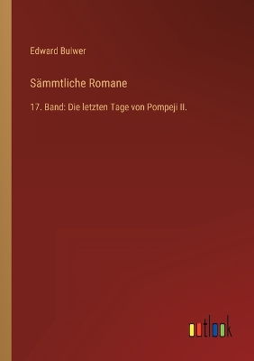 Book cover for Sämmtliche Romane