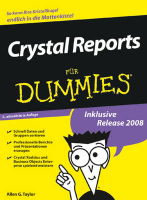 Book cover for Crystal Reports fur Dummies