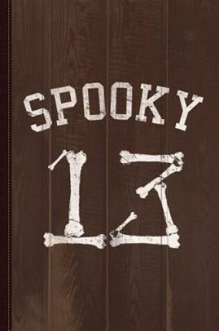 Cover of Spooky 13 Halloween Jersey Journal Notebook