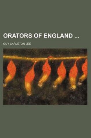 Cover of Orators of England