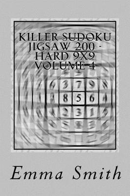 Book cover for Killer Sudoku Jigsaw 200 - Hard 9x9 Volume 4