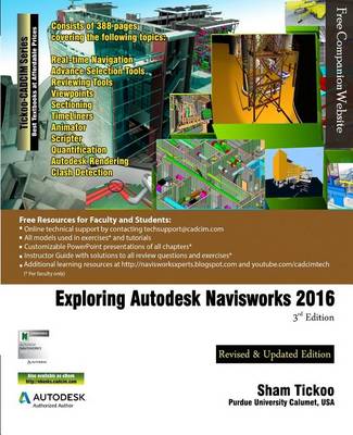 Book cover for Exploring Autodesk Navisworks 2016, 3rd Edition