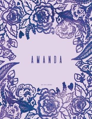 Book cover for Amanda Dot Grid Journal