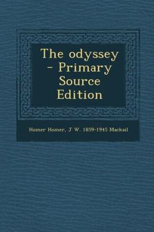 Cover of The Odyssey - Primary Source Edition