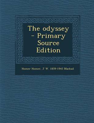 Book cover for The Odyssey - Primary Source Edition