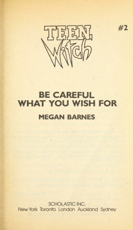 Book cover for Be Careful What You Wish for