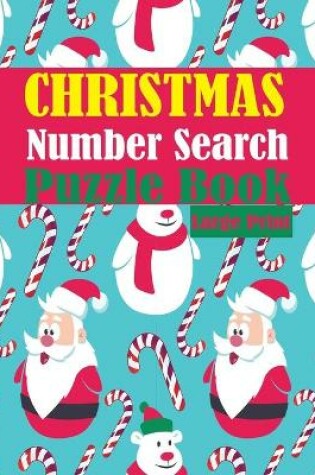 Cover of Christmas Number Search Large Print Puzzle Book