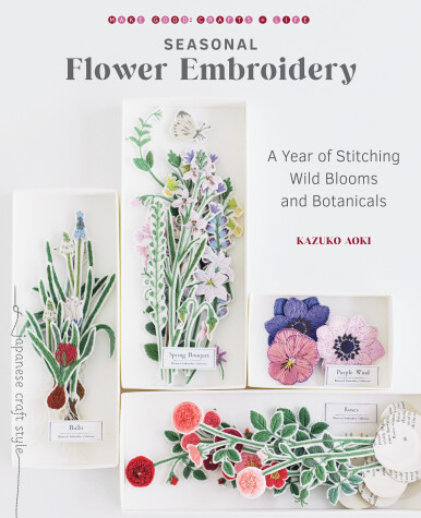 Book cover for Seasonal Flower Embroidery