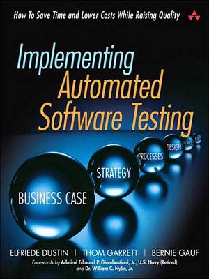 Book cover for Implementing Automated Software Testing