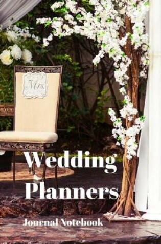 Cover of Wedding Planners Journal Notebook