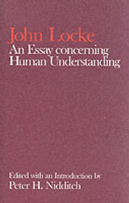 Cover of John Locke: An Essay concerning Human Understanding