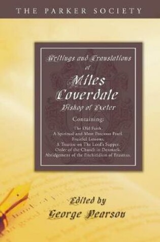 Cover of Writings and Translations of Miles Coverdale, Bishop of Exeter