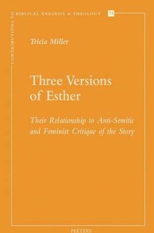 Cover of Three Versions of Esther