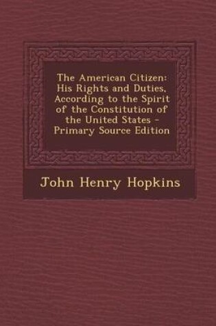 Cover of The American Citizen