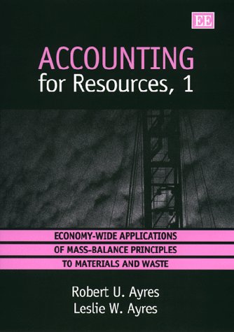 Book cover for accounting for resources, 1