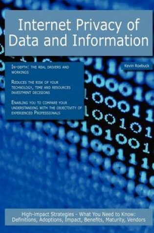 Cover of Internet Privacy of Data and Information