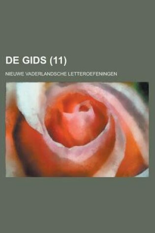 Cover of de Gids; Nieuwe Vaderlandsche Letteroefeningen (11)