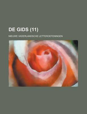 Book cover for de Gids; Nieuwe Vaderlandsche Letteroefeningen (11)