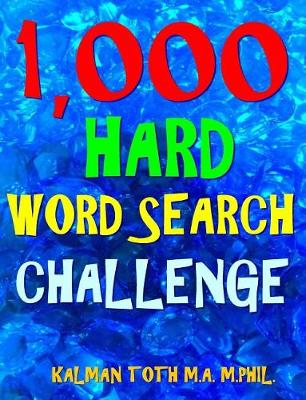 Book cover for 1,000 Hard Word Search Challenge