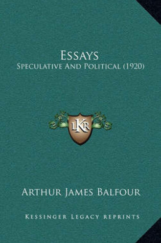 Cover of Essays