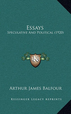 Book cover for Essays