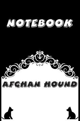 Book cover for Afghan Hound Notebook