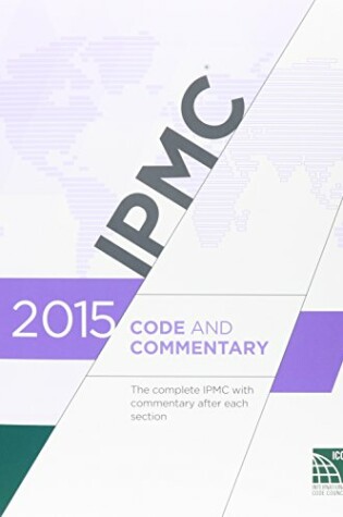 Cover of 2015 International Property Maintenance Code Commentary.