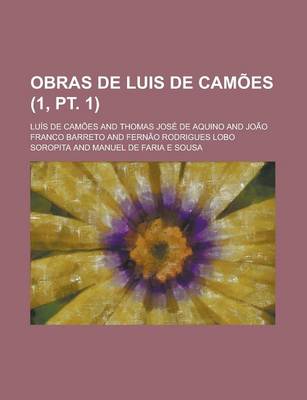 Book cover for Obras de Luis de Camoes Volume 1, PT. 1
