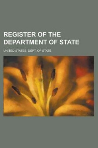 Cover of Register of the Department of State