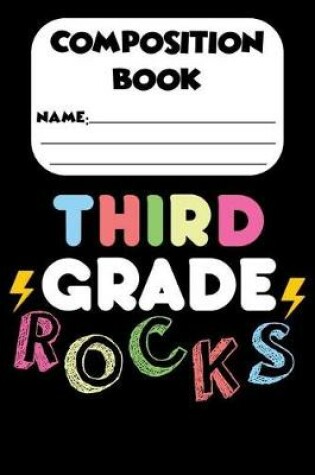 Cover of Composition Book Third Grade Rocks