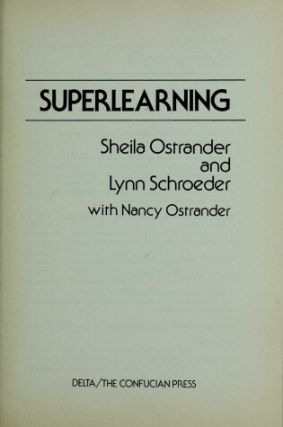 Cover of Superlearning t/p (Ind)