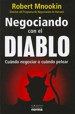 Book cover for Negociando Con el Diablo