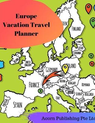 Book cover for Europe Vacation Travel Planner