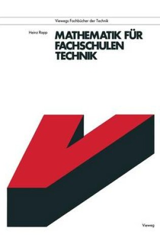 Cover of Mathematik für Fachschulen Technik