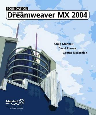 Book cover for Foundation Dreamweaver MX 2004