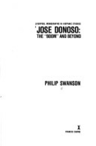 Cover of Jose Donoso