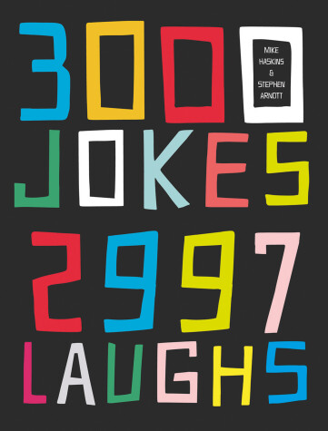 Book cover for 3000 Jokes, 2997 Laughs