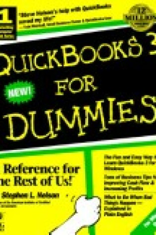 Cover of Quickbooks 3 for Dummies (1st Edition, 1995)