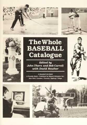 Book cover for The Whole Baseball Catalogue