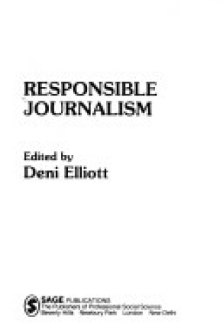 Cover of Responsible Journalism