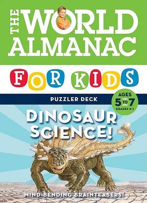 Book cover for World Almanac for Kids Puzzler Deck: Dinosaur Science Ages 5-7