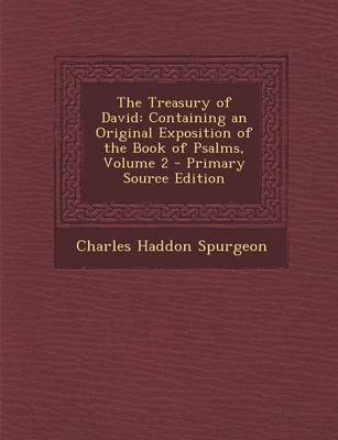 Book cover for The Treasury of David