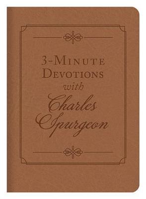 Book cover for 3-Minute Devotions with Charles Spurgeon